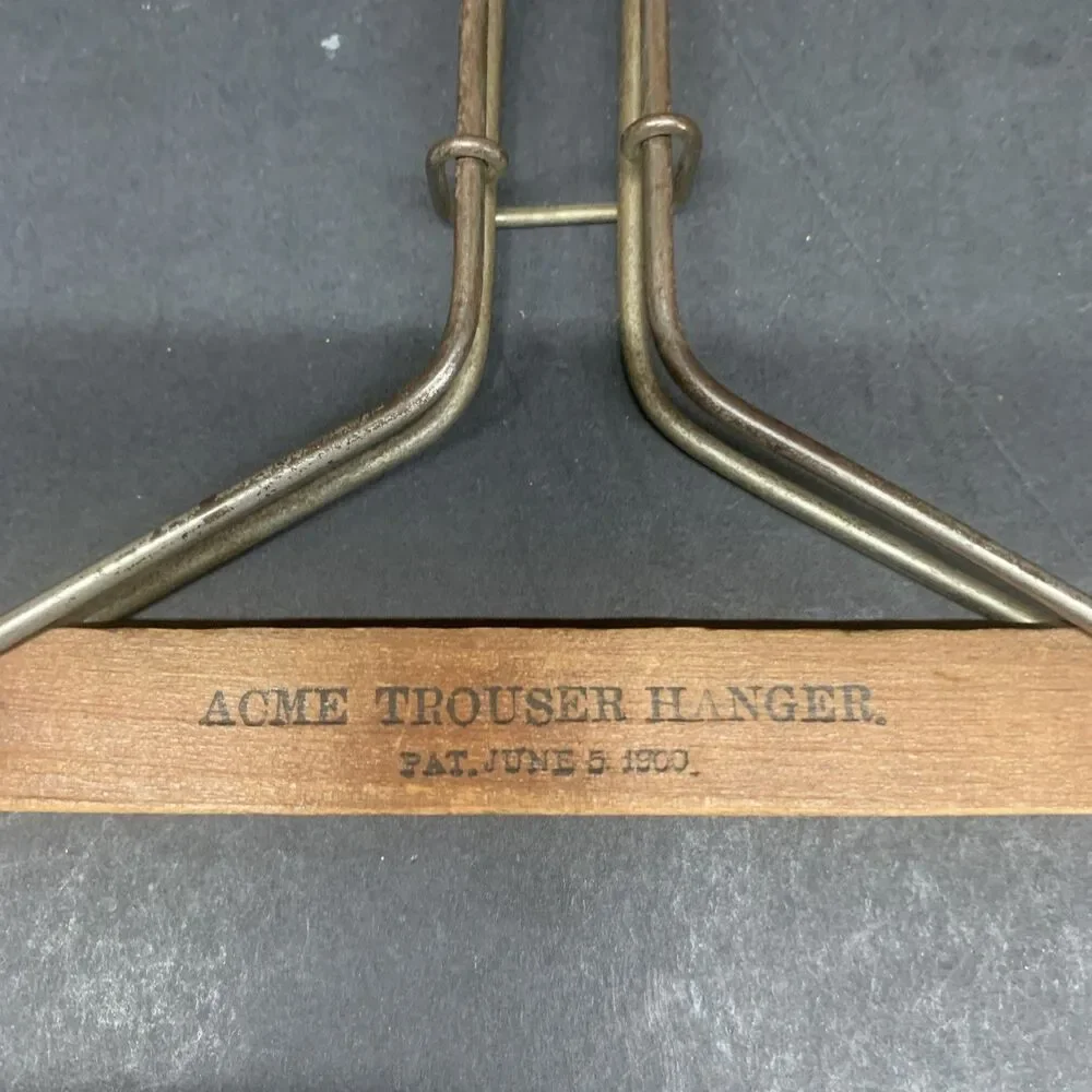 Antique Acme Trouser Hanger 1900 Pat. Sam’L Kuhn Harrisburg Pa Advertising